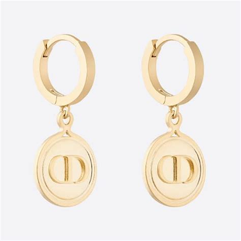 mise en dior earrings|dior petit cd earrings.